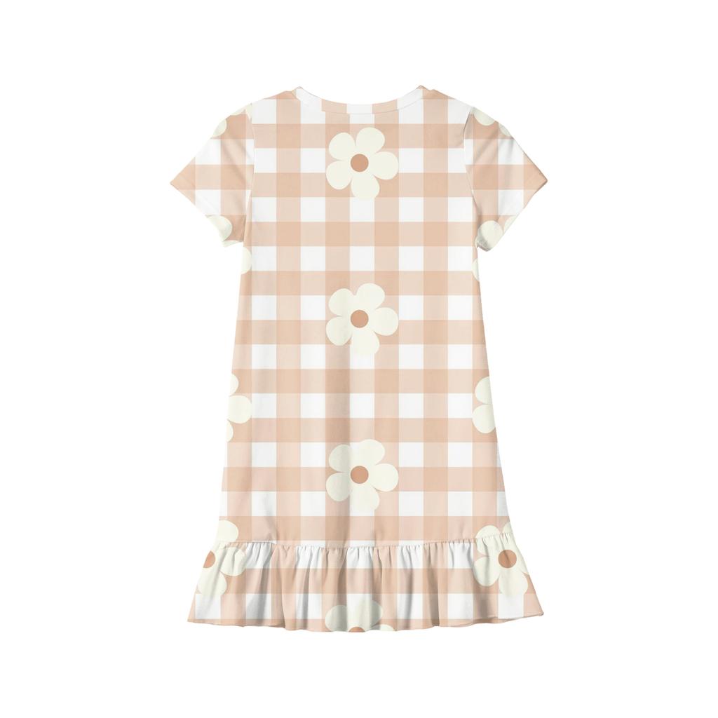 Girls' Pocket Dress - Short Sleeve Loungewear