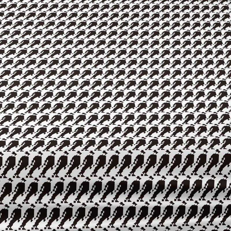 Black 1 Vertical Patterned Frosted Bedsheet, Bedroom Printed Bedspread, Bedding Excluding Pillowcases