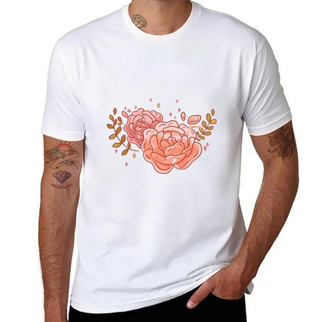Two Clear Roses TShirt Outdoor Working TShirt