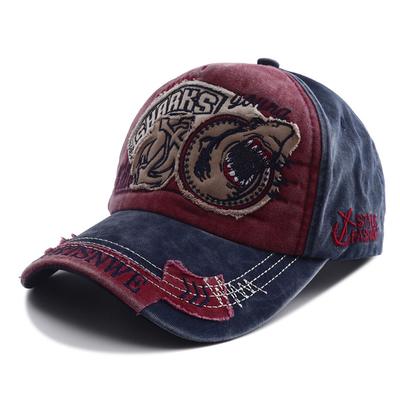 New Designer Vintage Shark Hat Embroidery Snapback Baseball Cap Casquette Homme Hip Hop Casual Visor Hats For Women Men