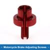 A ABSOPRO Motorcycle Brake Lever Valley Adjuster Screw M8 Motorcycle