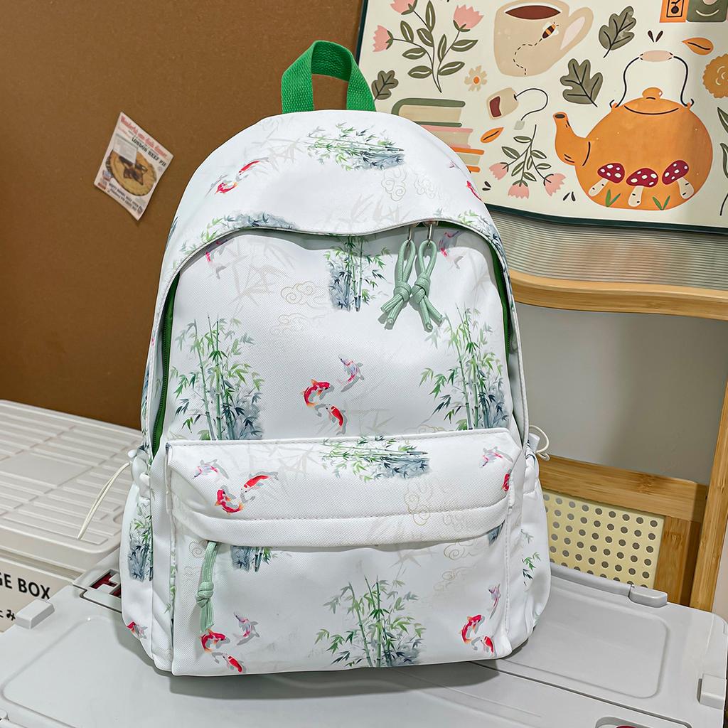 Schoolbag Female junior high school college student backpack Mori primary school student Japanese floral sweet girl backpack
