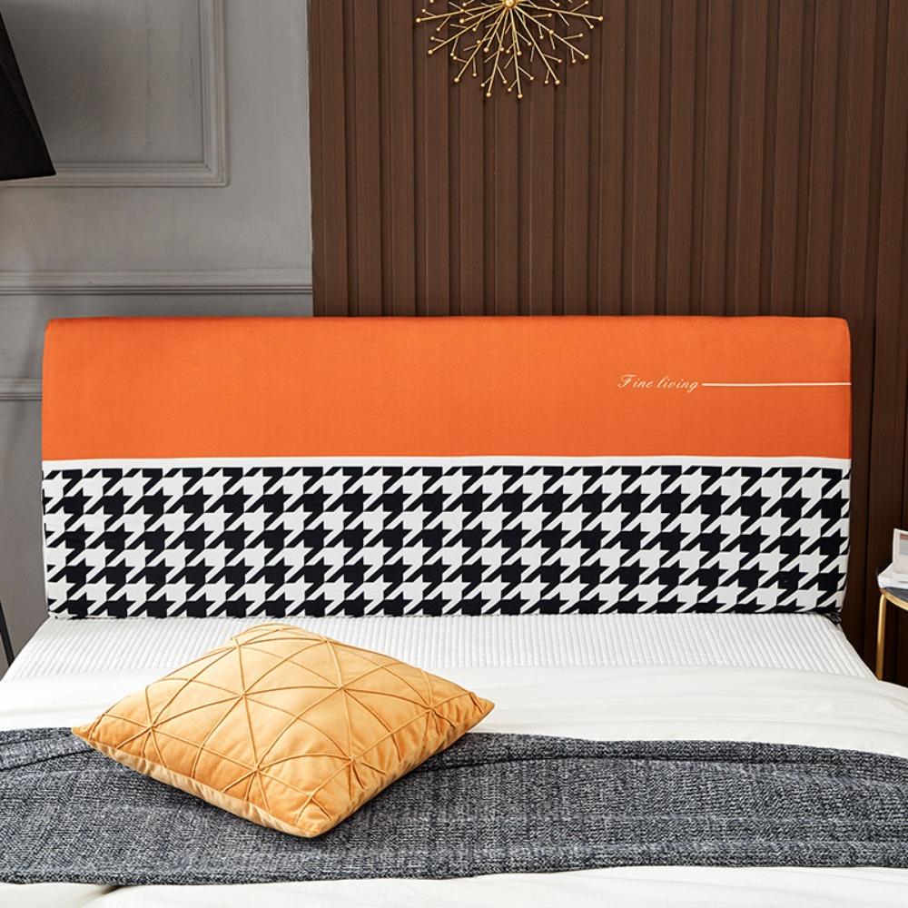 Nordic Nantong Bedside Cover Bedroom Bedside Backrest Cover Elastic Dustproof Soft Bag Fabric Protective Cover