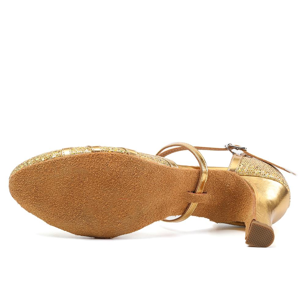 Dam glitter latin moderna sällskapsdansskor Karaktärsdansskor