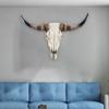 Animal Head Wall Art: Faux Cow Sculpture for Living Room