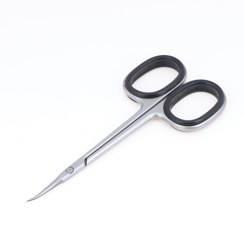 Stainless Steel Curved Tip Cuticle Scissors Dead Skin Remover Nail Art Cuticle Cutter Profession Manicure Tools Eyebrow Tools