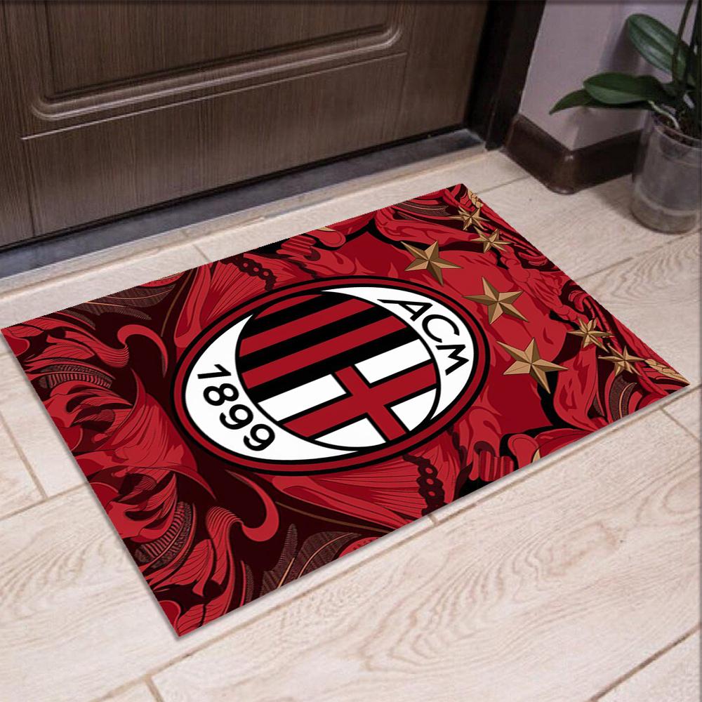 AC Milan Printed Carpet,Rug,for Office Chair Living Room Bedroom Kitchen Room Decor Gifts.