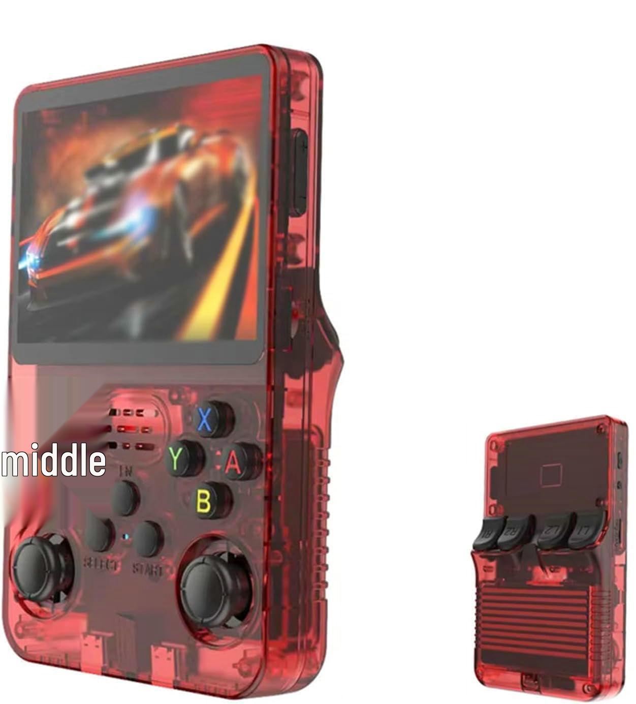 

Портативная игровая консоль в стиле ретро R36S — классическая портативная аркадная игра и игры с открытым исходным кодом 128+32G dual card English