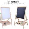 Multifunctional 2In1 Drawing Board Wooden Hanging Blackboard Double Side Blackboard  For Kids