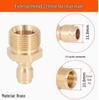 2-Point Brass Quick Connect High-Pressure Water Gun Hose for Car Washing and Cleaning 380.