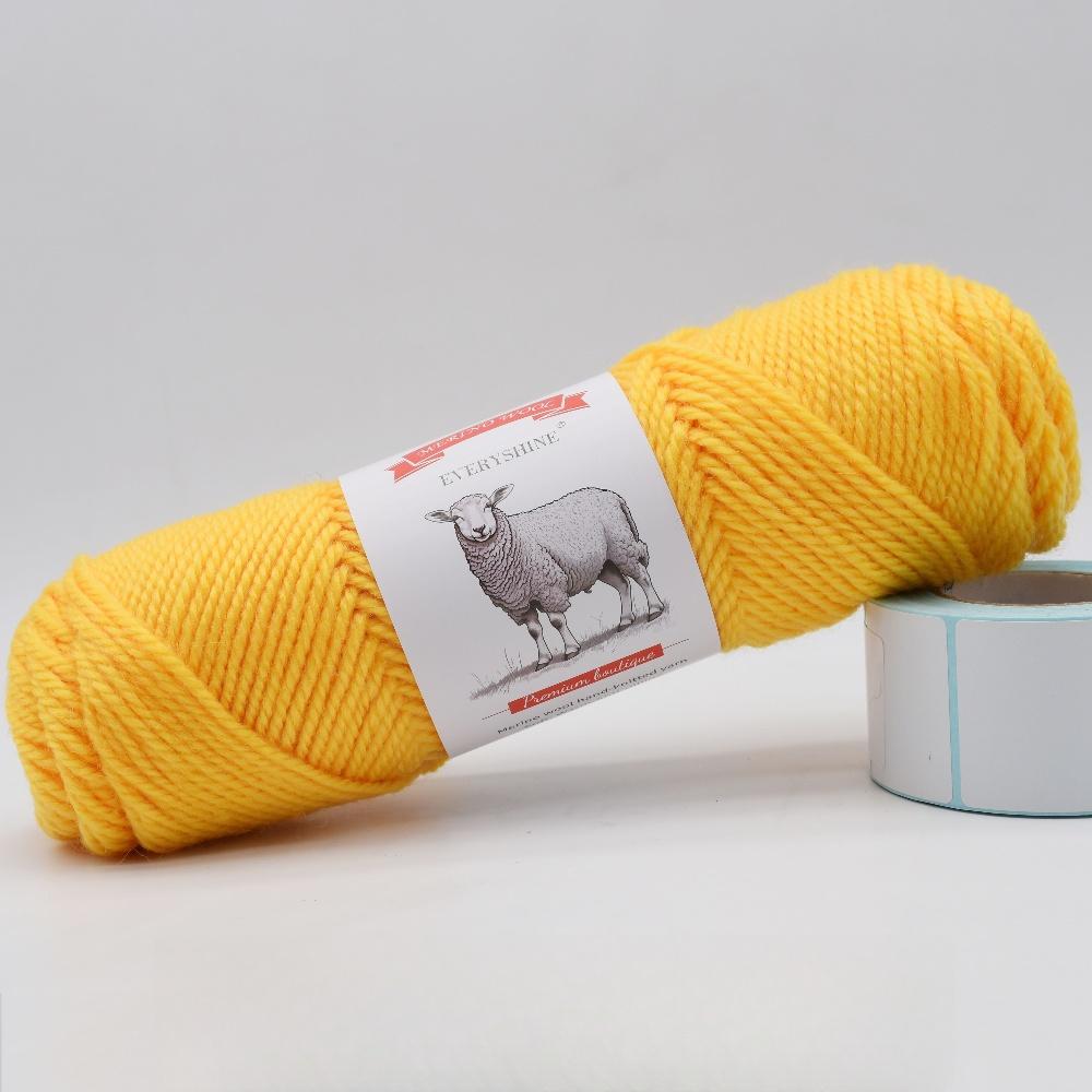 3 balenia hrubej priadze z merino vlny (100g/3.53oz Na klbko) – 110m/120yd Viacfarebná mäkká pletacia a háčkovacia priadza na DIY remeslá Teplé ručne vyrobené potreby