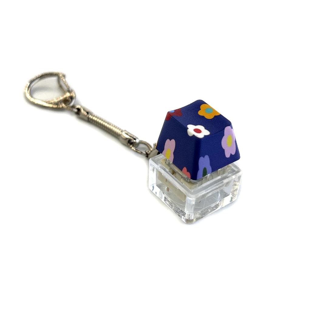 Decompression Keychain Mechanical Keyboard Button Keyring Fingertip Key Cap Pendant Antistress Toy
