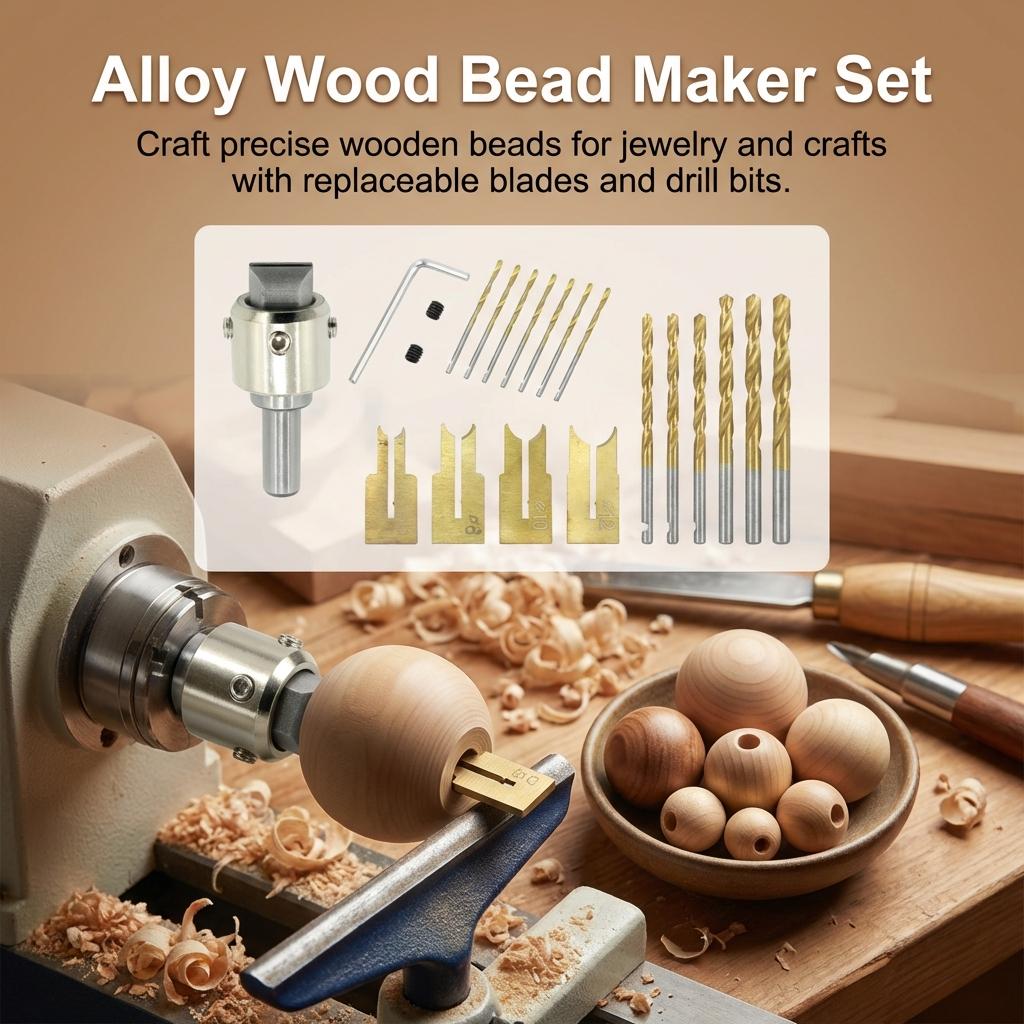 Alloy Tool Woodworking Bead Cutter Separate Design Precision Durable For Woodworking And Bead Making
