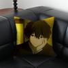 H-Hyouka Pillow Japanese Anime Peripheral Cushion Cover Pillow Case Anti-Dustmite Invisible Zipper Silky Plush Cushion
