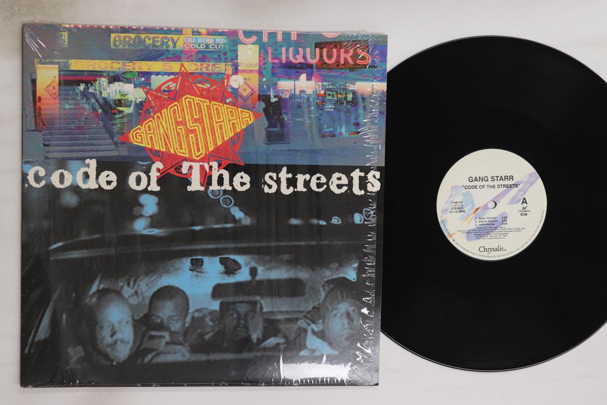 

12inch Record GANG STARR - Code Of The Streets Y58147 Chrysalis 1994 US Rap & Hip-Hop/R&B Used