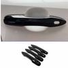 Bright black Front Door Handles Cover Trim For Toyota Corolla Cross