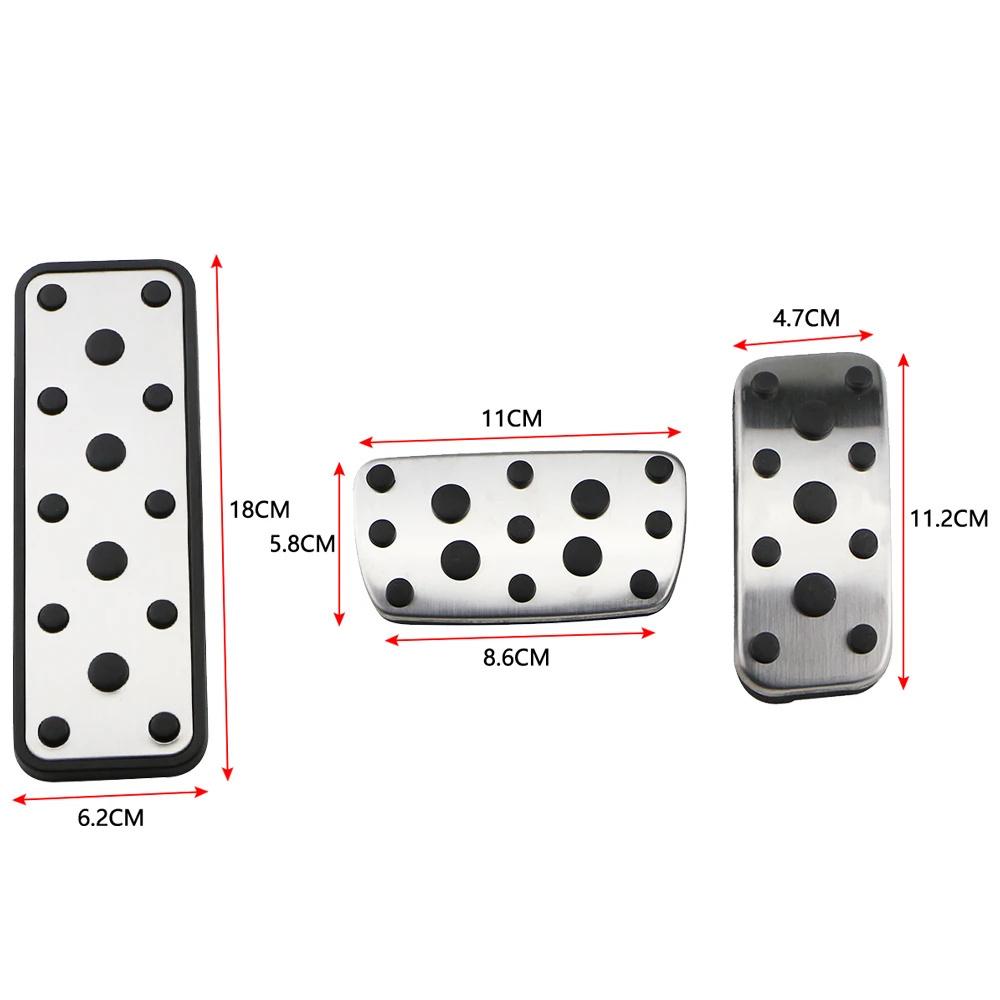 Footrest Gas Brake Pedal Cover Kit Fits For Subaru Impreza Forester Outback Legacy