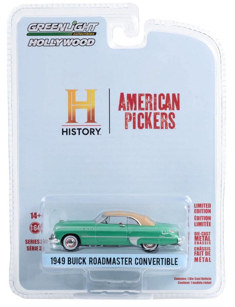 Greenlight Scale Buick Roadmaster Convertible 1949 GREENLIGHT American Pickers 1/64 44970-D