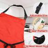 6-Piece And Hat Set, Fun Group Festival Red Condiment For Adult Women Team, Party Event Role Play Matching Set