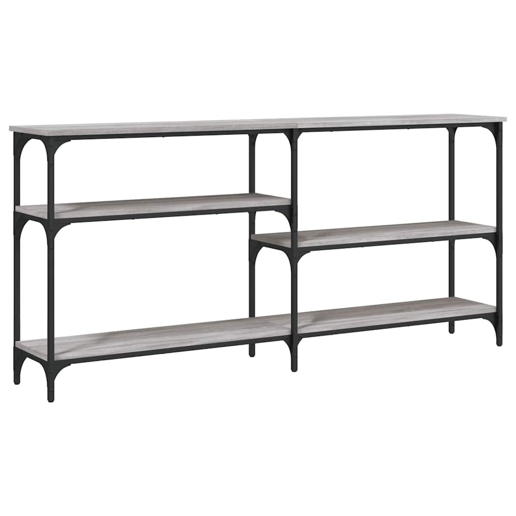 Console Table Grey Sonoma 160x29x75 cm Particleboard