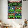 Teenage Mutant Ninja Turtles Artwork Tapestry Wallmounted Background Cloth Work Of Art Atmospheric Background Cloth Background Cloth