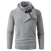 Men's Fashion Slim Fit Detachable Turtleneck Round Neck Knit Sweater