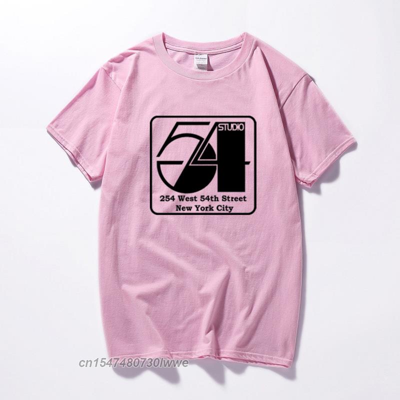 Studio 54 Shirt Disco 45 Vinyl Dance Throw Back Soul Unisex Clothes Top Camisetas Hombre Cotton T Shirt