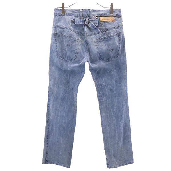 Neil Barrett Made In Italy Long Pants 30 Blue Button Fly Men's Used