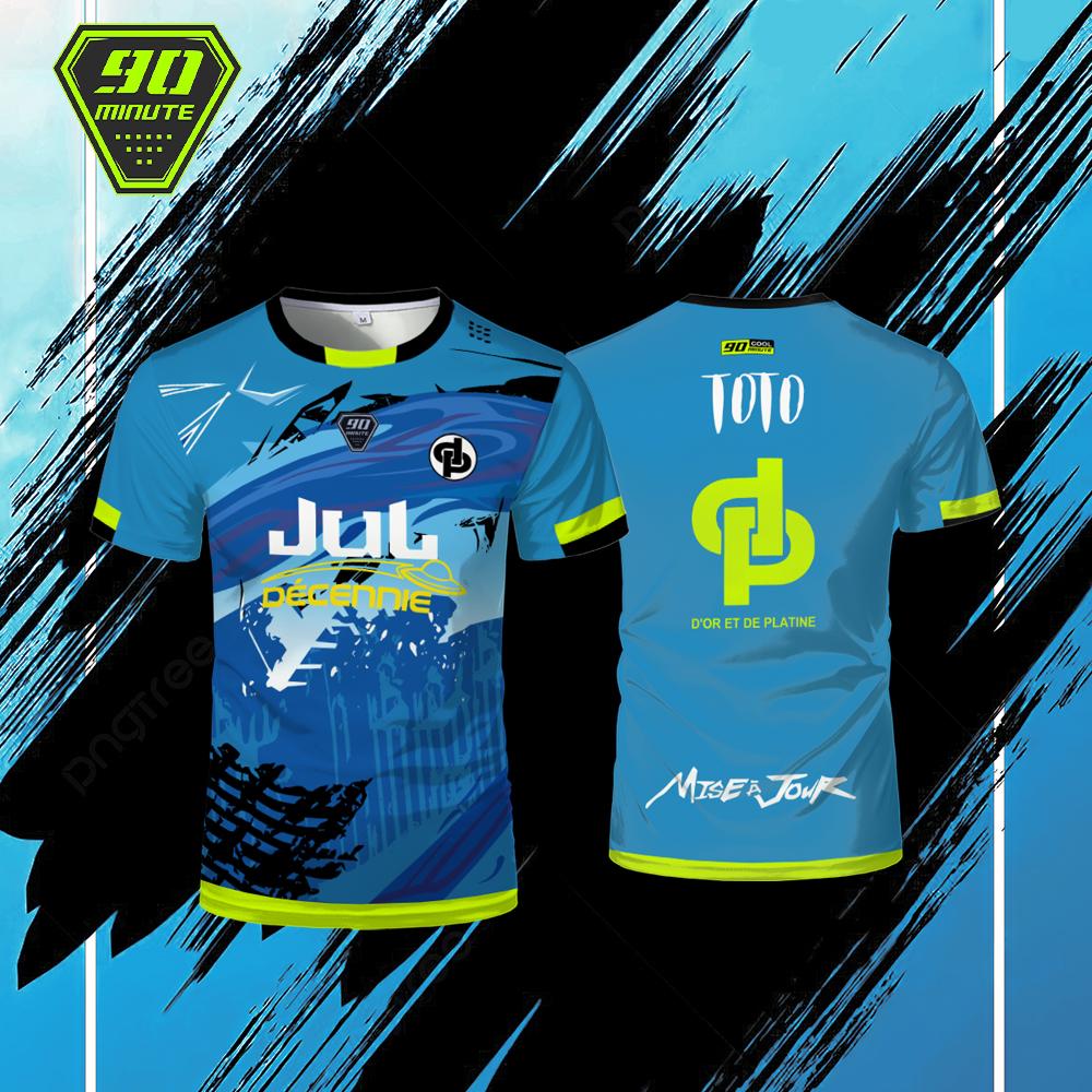 Sommer Heiß Maollot Jul T-Shirt 90 Minuten Sport Atmungsaktives Jersey Outdoor Schnelltrocknendes Fußballshirt Herren Custom Tops Kaufen