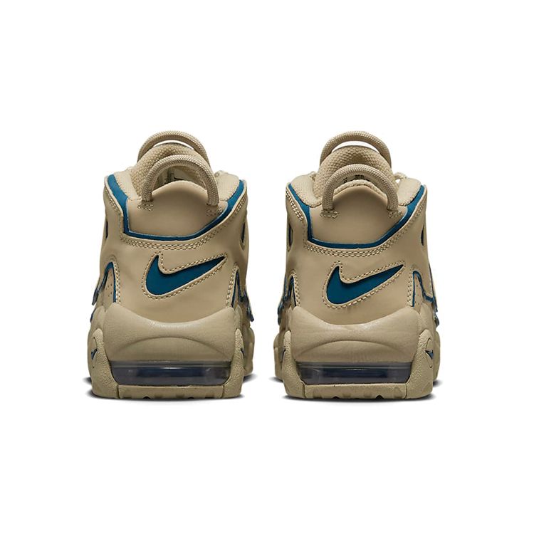 Nike Air More Uptempo GS Limestone Kids Sneakers Tan Valerian-Blue DQ6200-200