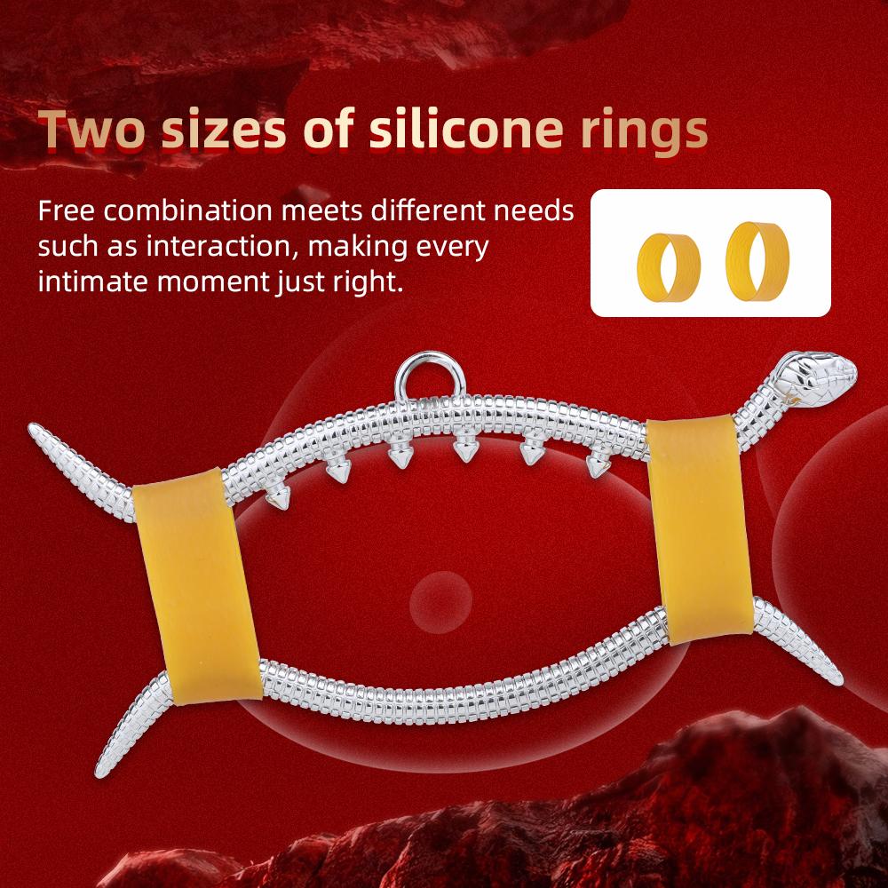 QK-W8209 Metal Breast Bondage Compression Artifact Chest Clamp Collocation Rubber Spring Sex Toys Bosom Restrict for Women Adult