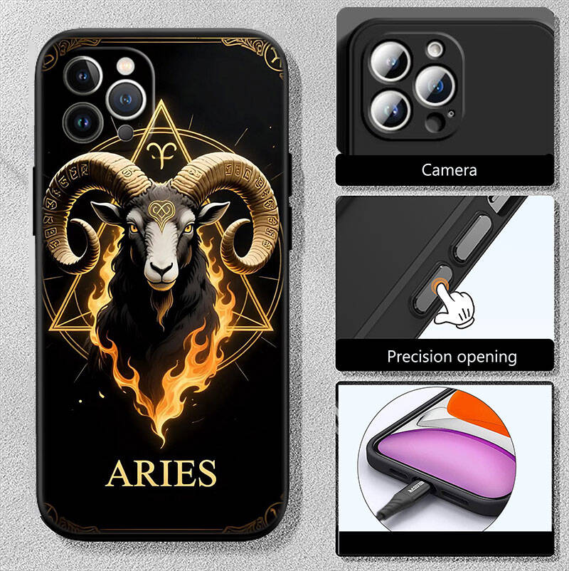 MH1 12 Constellation Card New Shell Phone Case for Xiaomi Poco F5 F6 C40 C65 C55 C50 C51 M7 X7 C75 M6 C71 F7 C85 F8 Pro Ultra