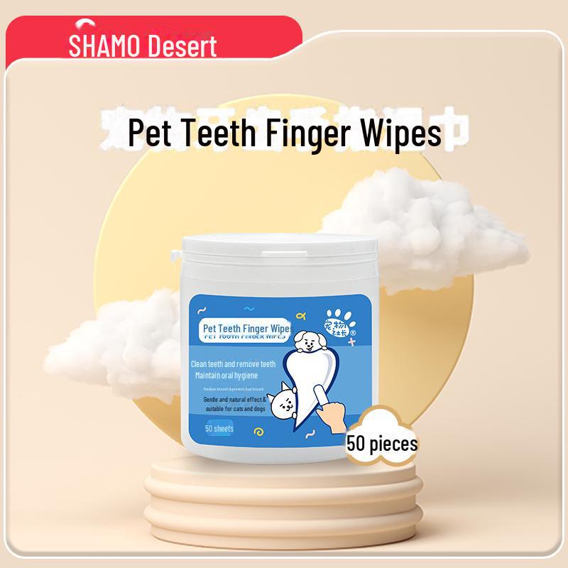 "Șervețele de unică folosință pentru curățarea dinților animalelor de companie, pentru câini și pisici"