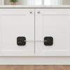 Double Lock Drawer Lock Heavy Duty Child Safety Lock Safety Buckle Cabinet Lock  Closets