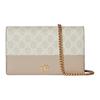 GG Marmont Double G Gold Tone Accessory Canvas And Leather Shoulder Bag Women Shoulder Bag Beige White 497985-AAE5E-9549