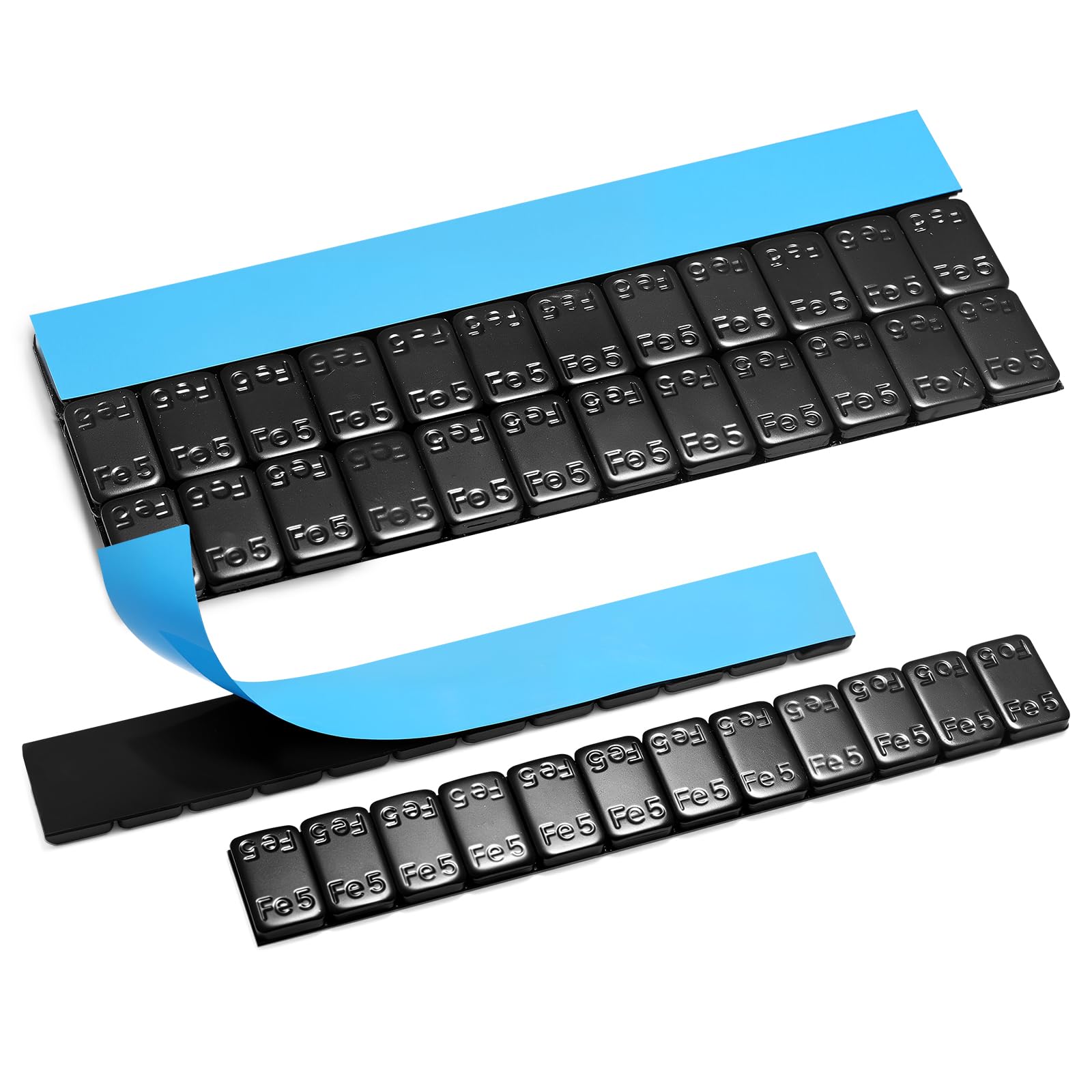 

Sondsilen Iron Balance Weight, 5g increments, 180g, Thin, Stick-on Type, 180g [5g increments]