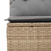 VidaXL Salon de Jardin avec Coussins 11 pcs, Canapés de Terrasse, Ensemble de Meubles de Patio, Mobilier d'Extérieur, Beige 3227767