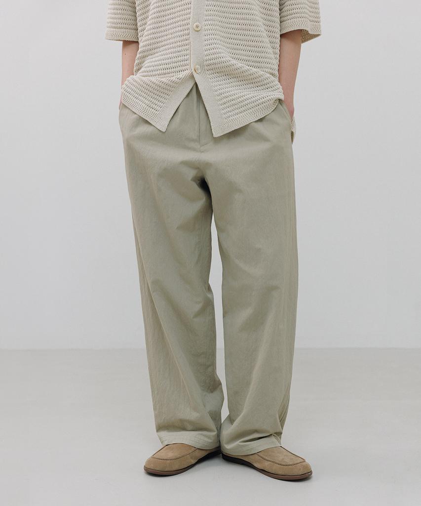 BLANKROOM Potter Elastic Waist Pants_Beige