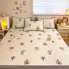 New Cute 3-Piece Ice Vine Cooling Mat Pillowcase & Bed Sheet Set with Digital Print - Spring/Summer