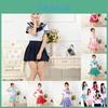 Charming Japanese School Girl Dress Outfit Cosplay Costume Set With Turn-down Collar
