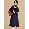 Women's Elegant Wool Blend Double-faced Mid-length Coat