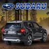 1/30 Subaru Forester SUV Alloy Muscle Car Model Sound and Light Pull Back Children's Toy Collectibles Birthday Gift