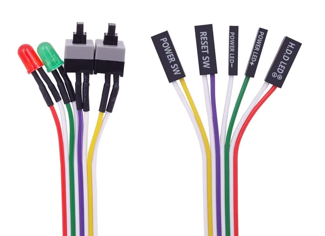 

Access of 2 PC motherboard switch LED [Set 65cm] & PCA14-2P