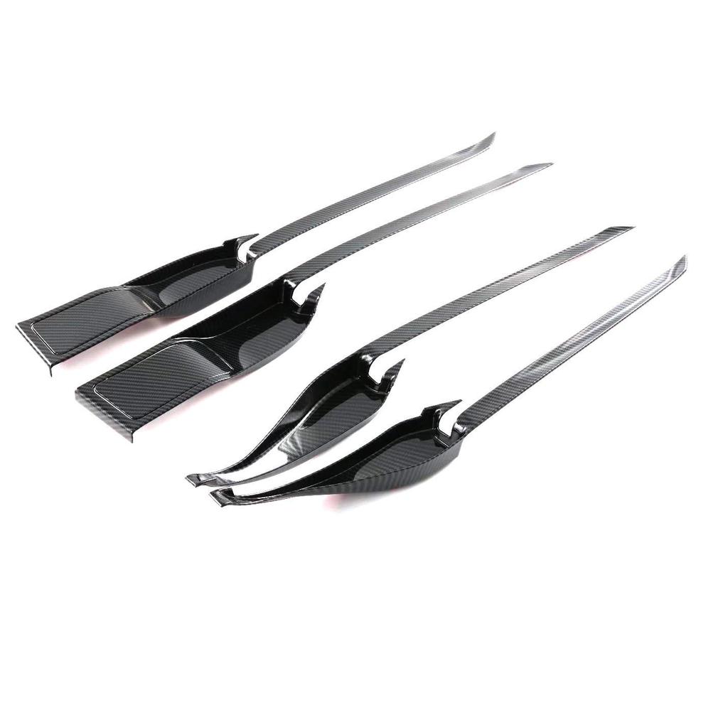 Compatible with Ford EVOS Interior Parts: Door Handles, Gear Shift Panel, Air Vents, and Steering Wheel Accents.