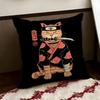 Japanese Style Cat Cushion Cover Reversible Soft Durable Pillow Cover Home  Car MultiScene Use for Daily Comfort