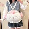 Storage Bag Plush Earphone Cat Backpack Stuffed Animals Plush Doll Crossbody Bag  Birthday Gifts