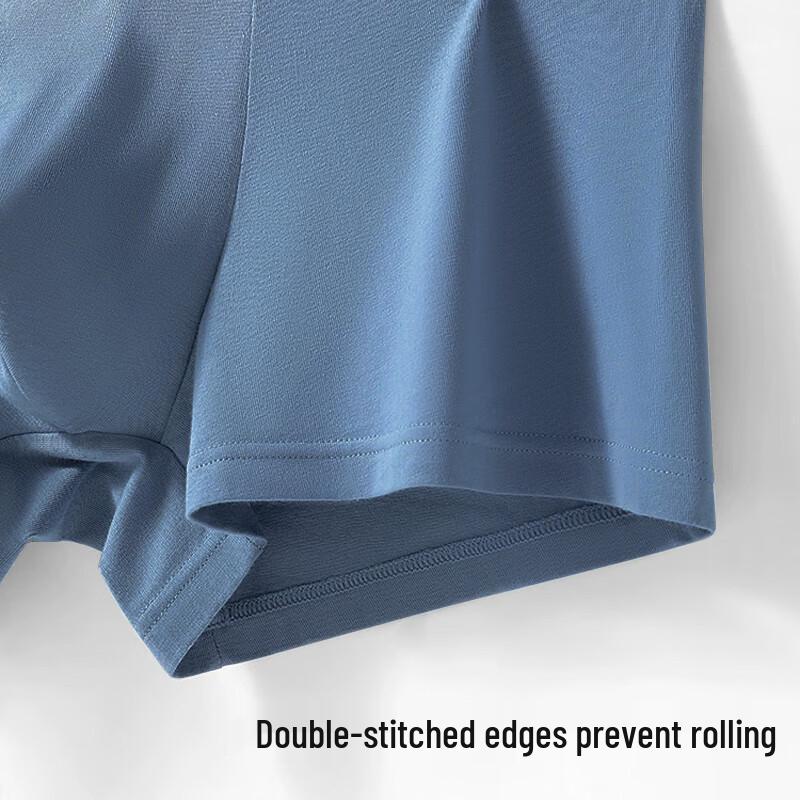 MaoRen Men's Cotton Antibacterial Boxer Briefs 4-Pack