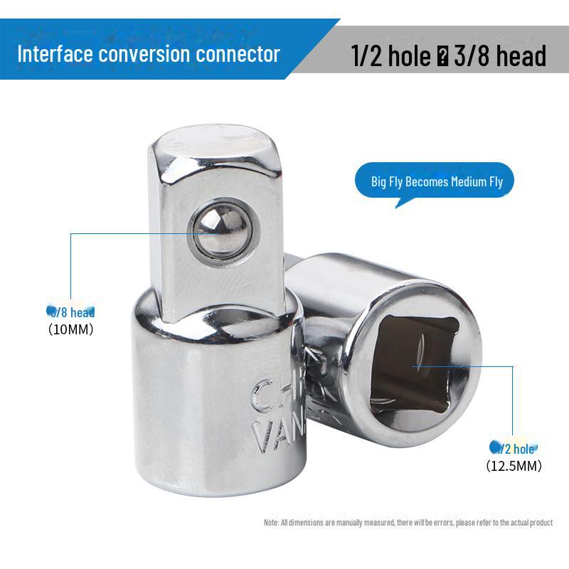 Socket Adapter - 1/2\" To 3/8\" To 1/4\" Universal Conversion Connector