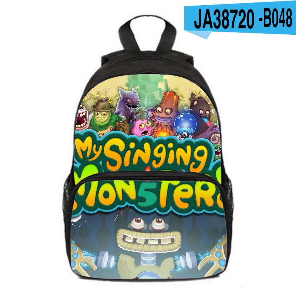 Zaino per Bambini Scuola Primaria e Materna Nuovo My Singing Monsters Concerto dei Mostri Zaino, Zaino Regalo