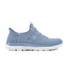 Skechers Sport Comfortable Low-Top Casual Shoes Women Sneakers Gray Blue 150284-SLT